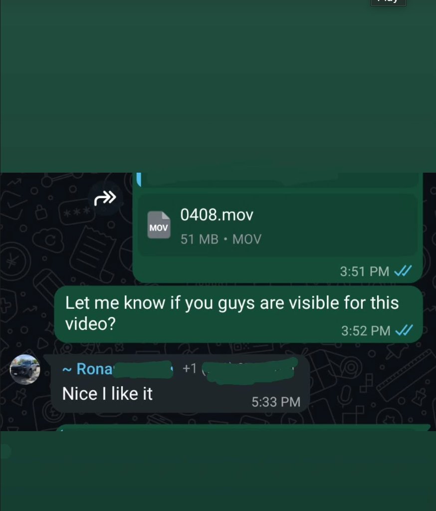 Client approved